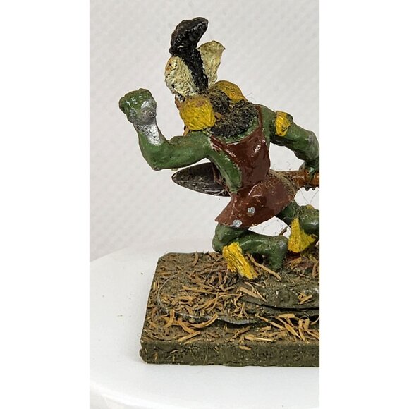 Hand-Painted Goblin Warrior Miniature Figurine With Shield & Sword - Picture 12 of 16